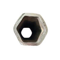 Ms Hexagon Pipe - Mild Steel, 15 Mm To 100 Mm Nb, Polished Surface Treatment | Rust-proof, Durable Solution For Projects