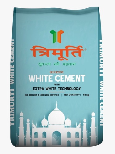 Trimurti 50 Kg Decorative White Cement