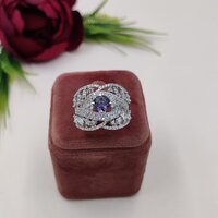 Elegant Sparkling American Diamond Ring