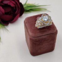 Luxe Glamorous American Diamond Ring