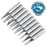 Soldering Iron Bit - Stainless Steel, 4.2cm To 6cm, Silver Color | Durable, Efficient Heating For Industrial Soldering Applications