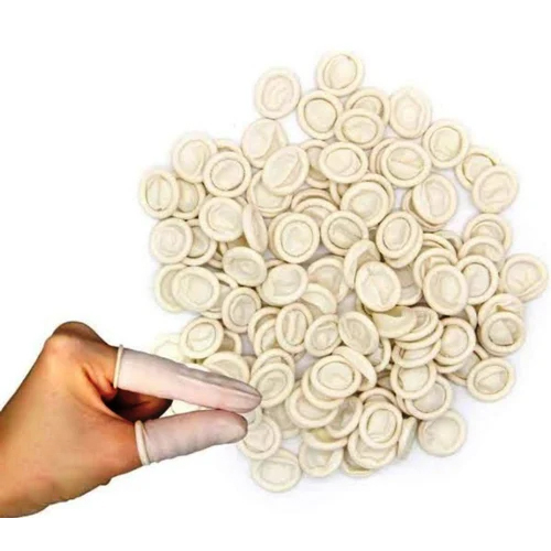 Anti Static Latex ESD White Finger Cot