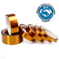 High Temperature Kapton Tape - Polyimide Material, 0-20 Mm Width, Golden Color | Single-sided Adhesive, Ideal For Industrial Masking Applications