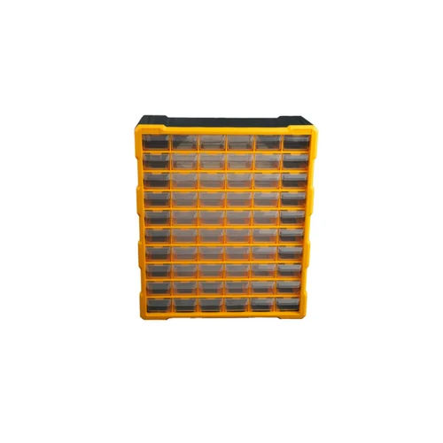 Plastic Component Organiser - Color: Yellow