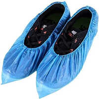 Plastic Disposable Shoes Cover - Color: Gray