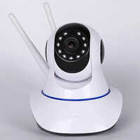 Wireless Cctv Camera - Plastic, Waterproof, 3 Megapixel, White | Ideal For Hotels, Indoor/outdoor Spaces, Reliable Security Monitoring