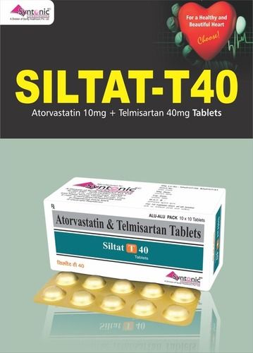 Tablet Atorvastatin 10mg + Telmisartan 40mg