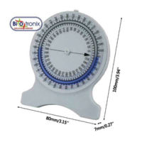 Precise ROM Evaluation with Advanced Bubble Inclinometer Physiotherapy Joint Angle Measurement