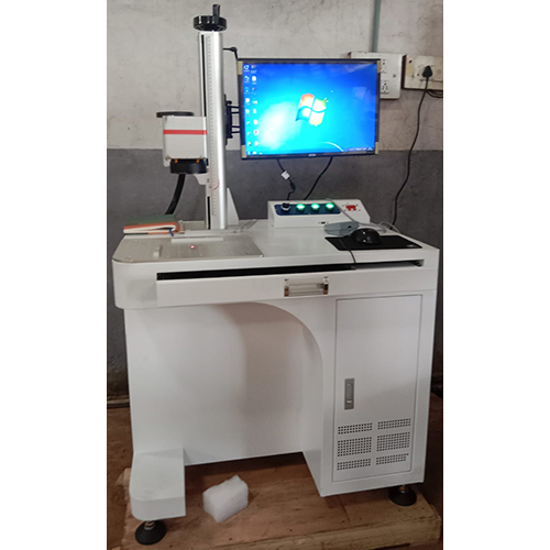 Desktop Model Laser Marking Machine - Color: White And Black