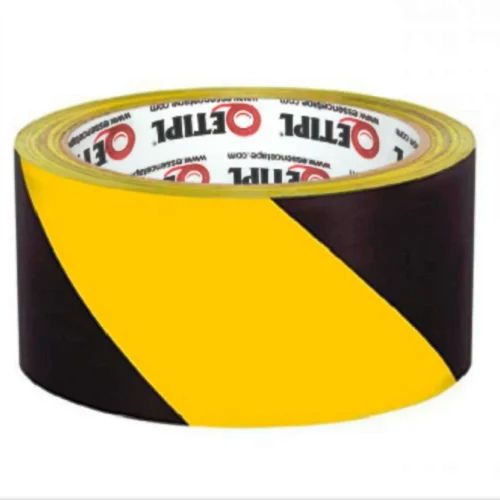 Pvc Color Floor Marking Tape - Color: Yellow And Black