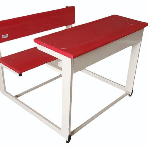 Pre School Primary School Bench - Color: Red