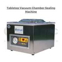 Table Top Vacuum Chamber Machine Sealing Machine Supplier In Mumbai - Color: Silver