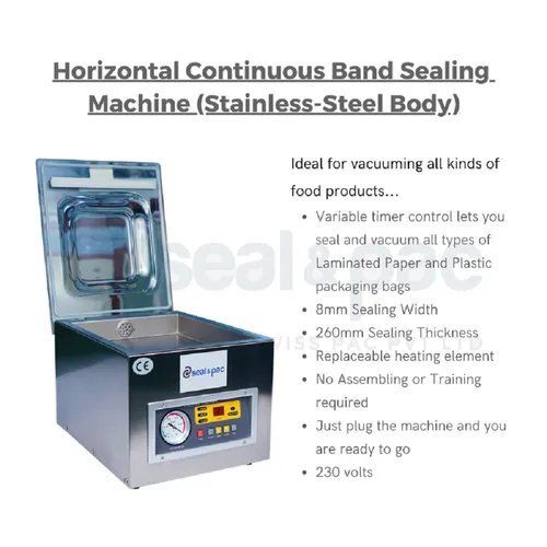 Automatic Tabletop Vacuum Chamber Sealing Machine