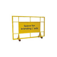 Road Safety Metal Barricades - Color: Yellow