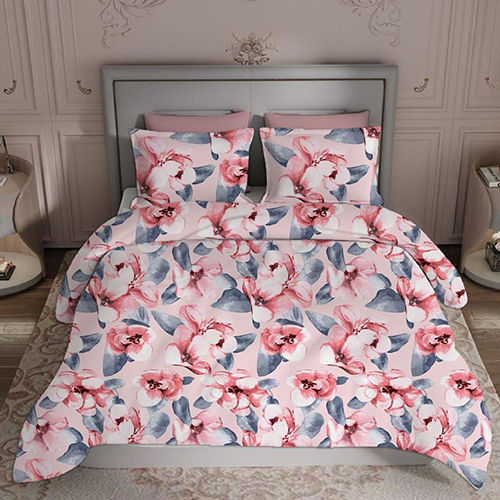 Flora Double Bed Bedsheet - Color: Multicolor