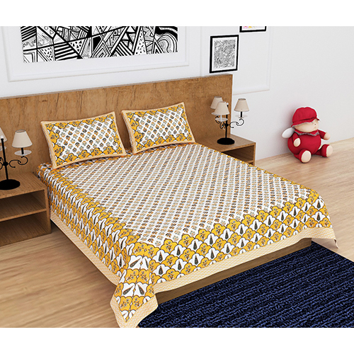 Vintage Double Bed Bedsheet