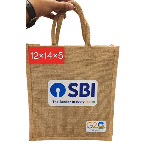 12x14x5 Jute Promotional Bag