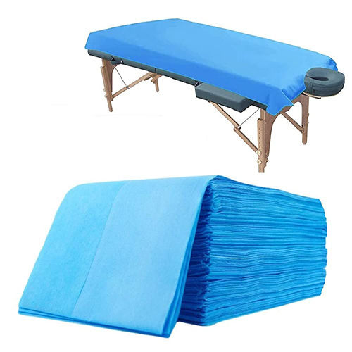 Blue Disposable Bed Sheet