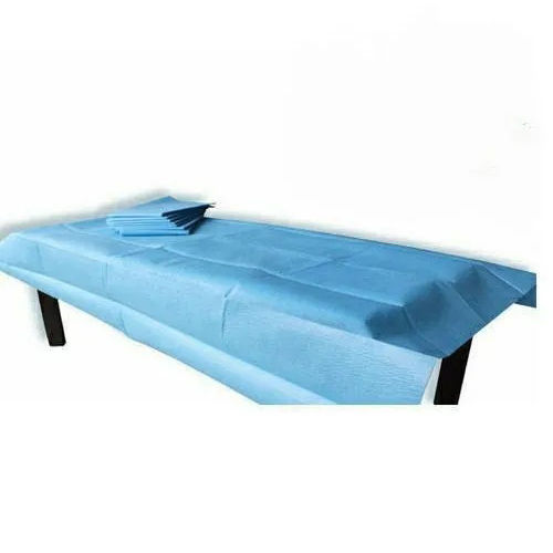 Waterproof Disposable Bed Sheet - Color: Sky Blue