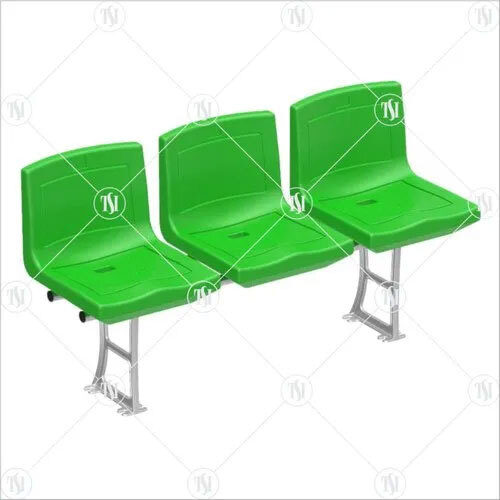 Green Three Seater Stadium Seating