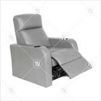 Premium Grey Leather Recliner Chair - Application: Industrial