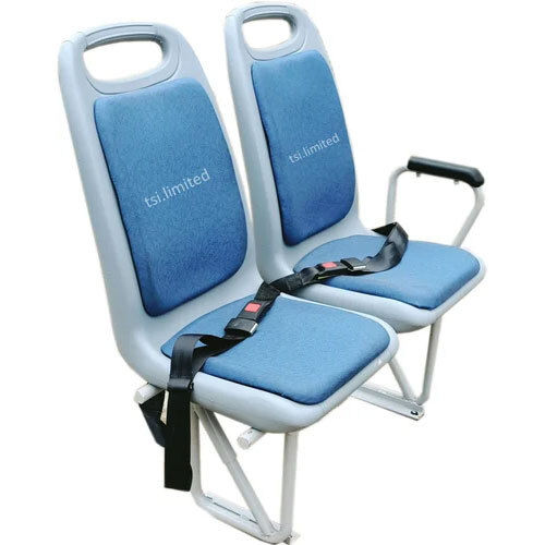 Tsi Plastic Double Wall Bucket Seats - Color: Blue And White