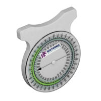 Advanced Rom Assessment Tool Bubble Inclinometer Accurate Joint Flexibility Testing Physiotherapy