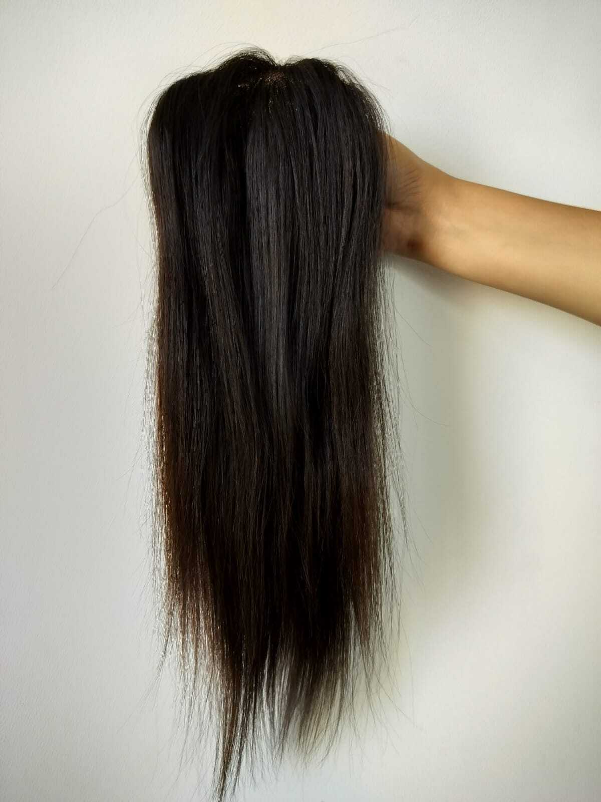 5x5 Raw Unprocessed Natural Straight Human Hair Mirage Topper