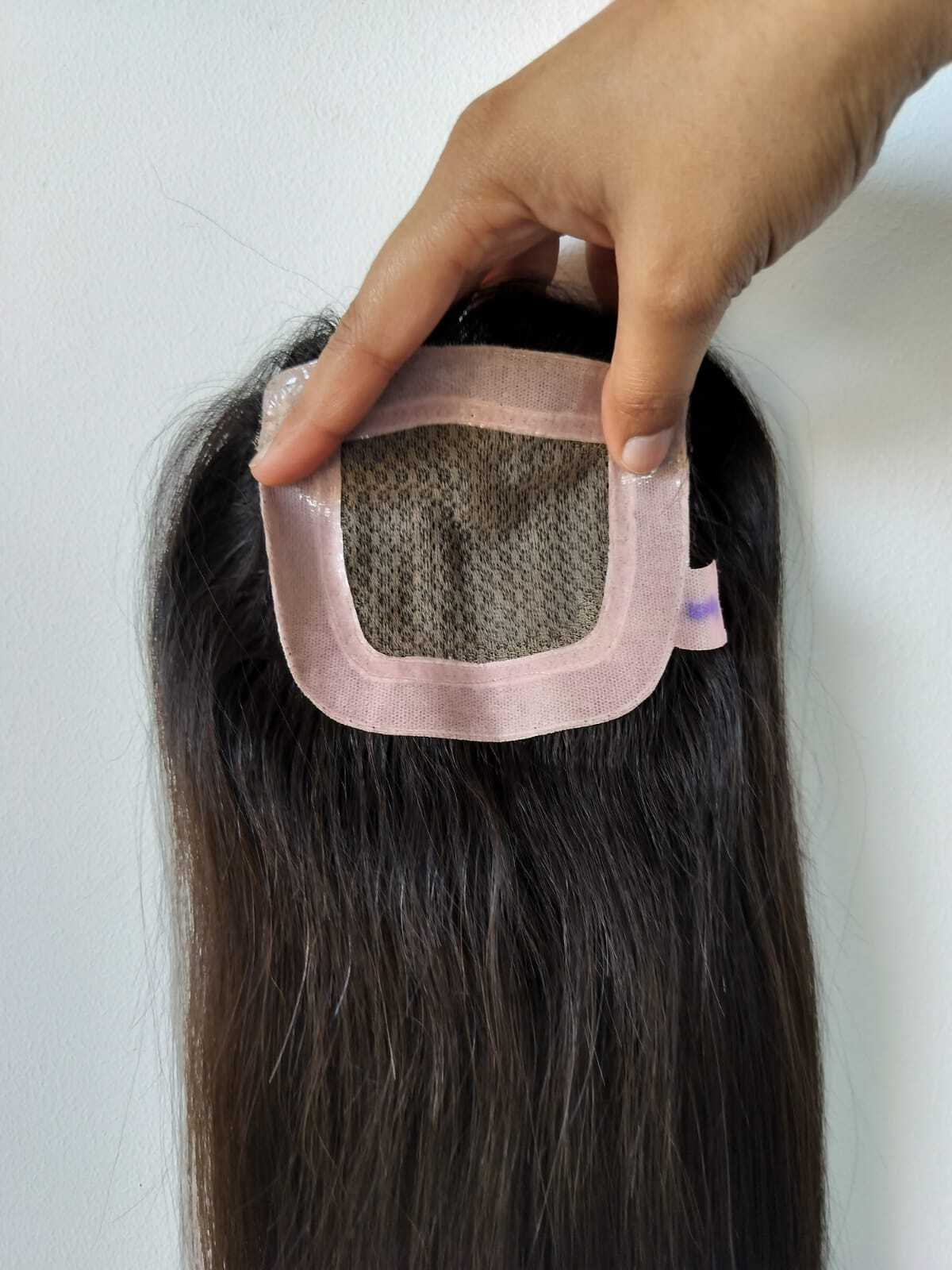 5x5 Raw Unprocessed Natural Straight Human Hair Mirage Topper