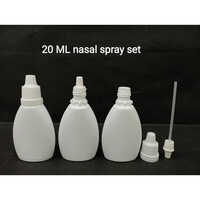 20ml Plastic Nasal Spray Bottles - Color: White