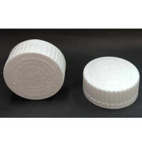 Plastics Bottle Closures - Plastic Material, White Color, Screw Cap Type | Ideal For Bottle Usage