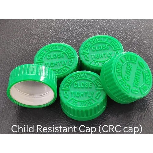 Child Resistant Cap - Color: Green