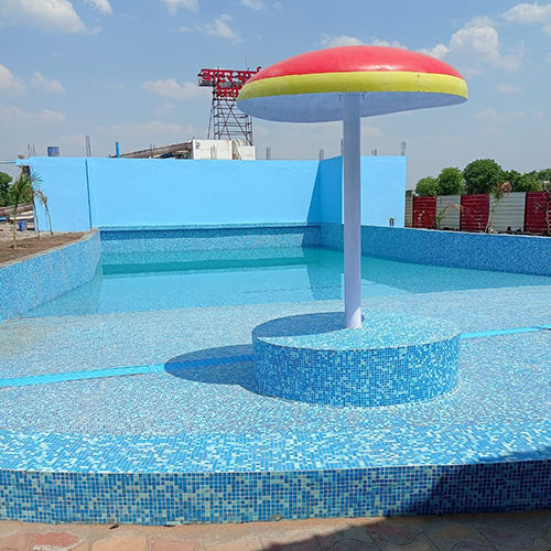 Water Park Wave Pool With Umbrella - Material: Plastic