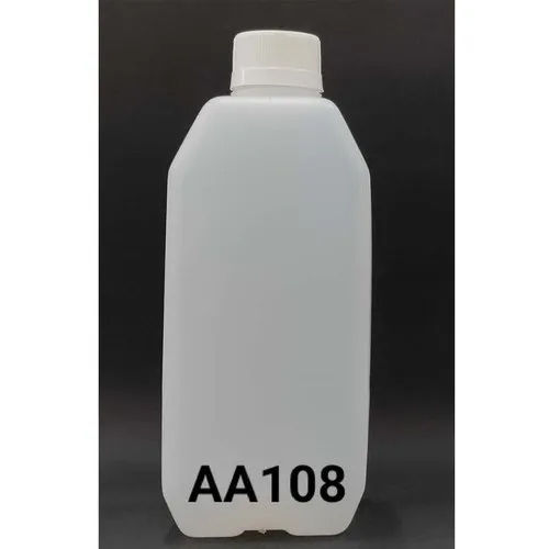 500Ml Square Taper Bottle With Screw Cap - Color: White