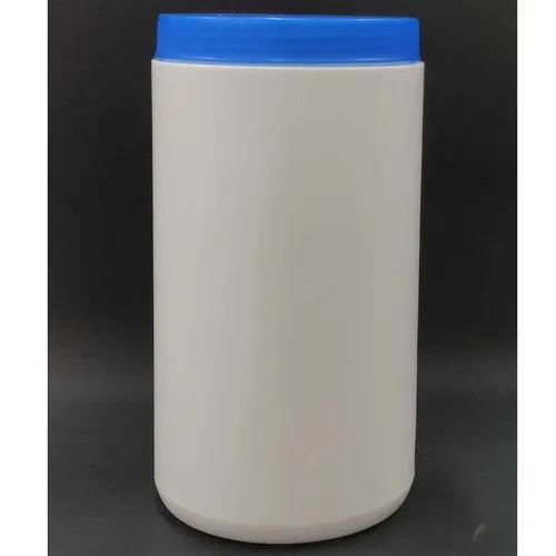 1000Ml Cylindrical Bottles - Color: White