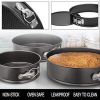 3pcs round cake mould set