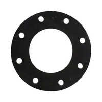 Rubber Flange Gasket - 150 Psi Pressure Resistance | Black Ring Gasket For Industrial Applications