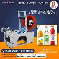 Semi Automatic Round Bottle Labeling Machine