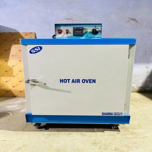 Laboratory Hot Air Oven 24X24X24 Inch - Color: White & Blue