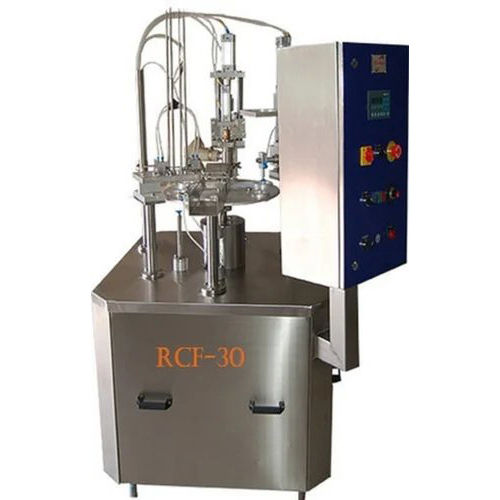 Ice Cream Cup Filling Machine - Color: Silver