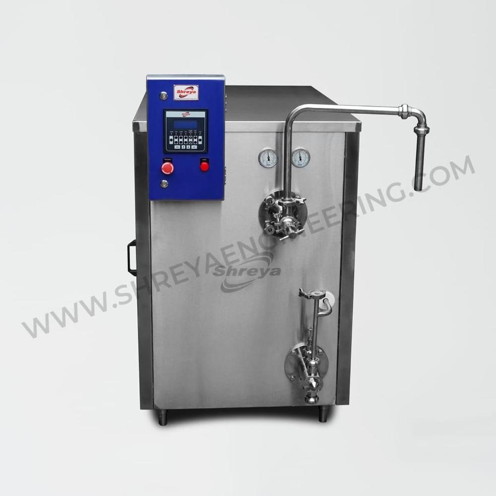 Ice Cream Continuous Freezer - 7.5 Kw Electric, Stainless Steel Body, 400 Lph Capacity | Automatic Defrost Operation, 1-year Warranty, Silver Finish