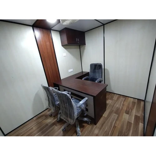 Ms Portable Furnished Office Cabins - Color: White