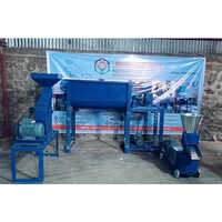 Ms Cattle Feed Mill Plant - High-grade Ms Material, 5 Hp Power, 220-240 Volt | Efficient Grinding And Mixing For Quality Cattle Feed Production, Warranty Included