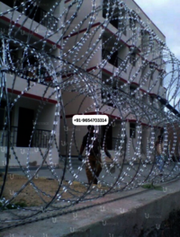Concertina Wire - Durable Razor Barbed Design | Enhanced Security For Agriculture, Boundary Wall Fencing, Defense, And Stadium Applications