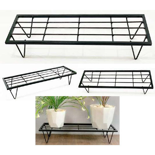 2 Feet Rectangular Stand - Color: Black