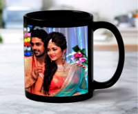 Black Patch Sublimation Mug (Printed)
