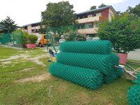 Iron PVC Coated Chain Link Fencing, 2-6 mm, Height: 0.5 MM To 3 MM