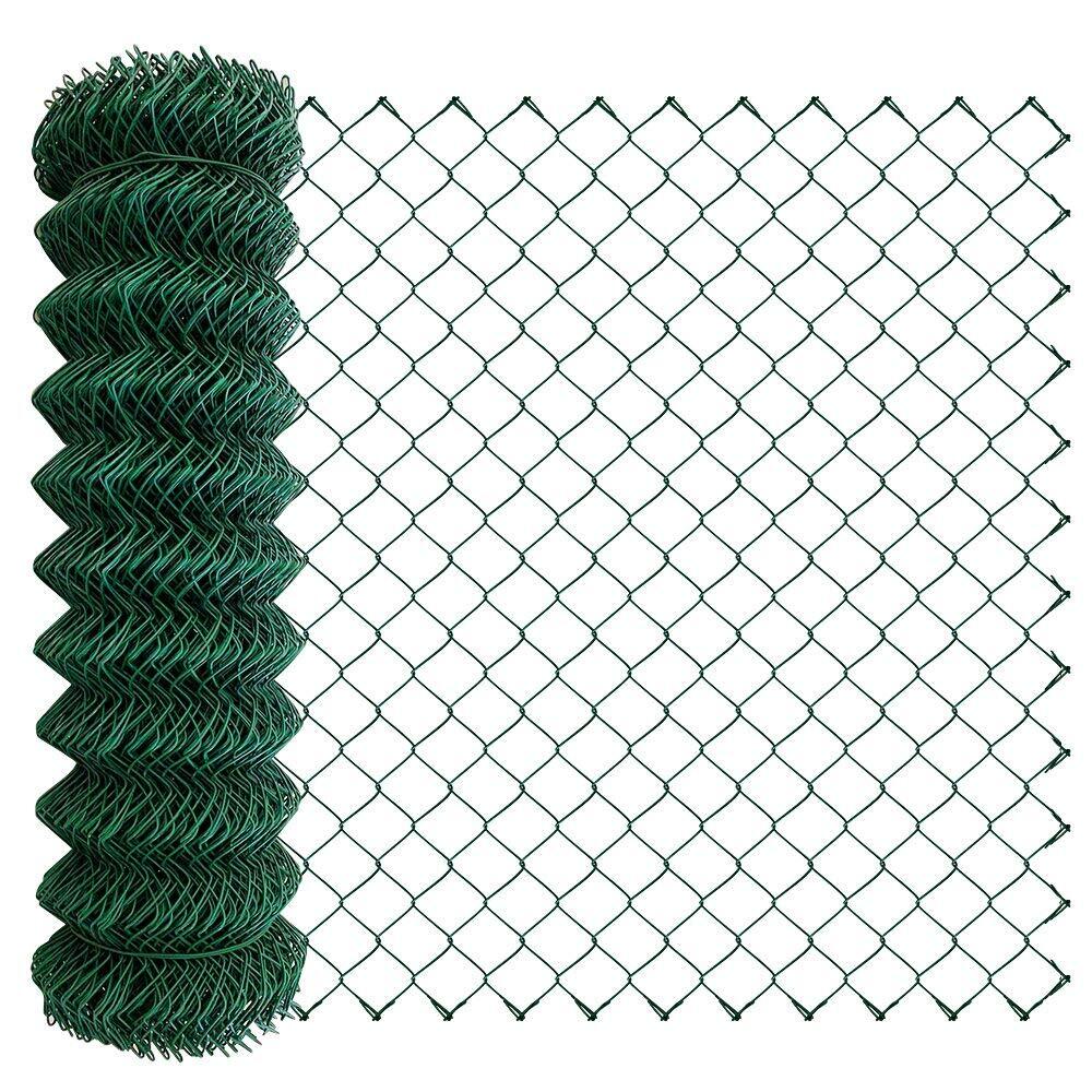 PVC Coated Iron Chain Link Fencing, 2.0-4.0mm, Height: 4-10 Ft