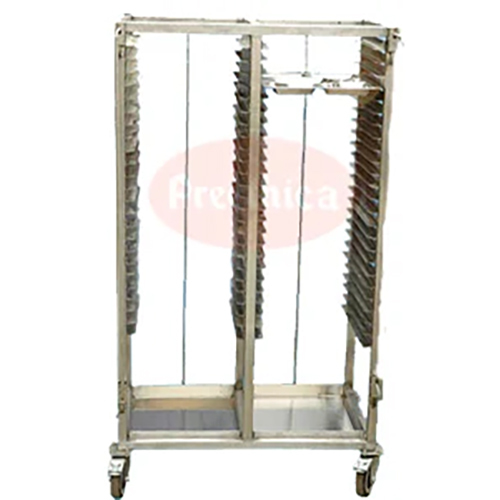 stainless steel dish trolley
