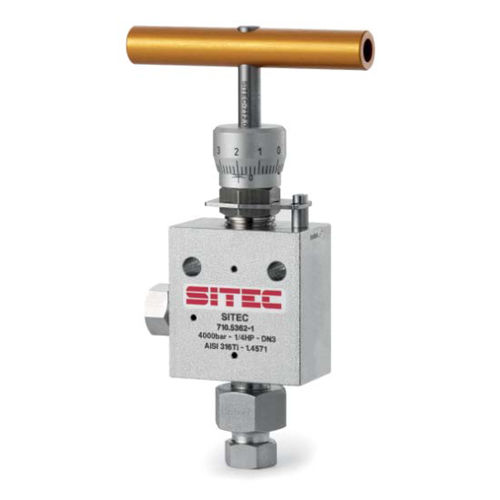 Aisi 316Ti 7000 Bar Micrometering Valves - Sealing: Sealed